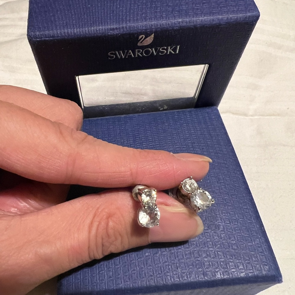 Swarovski Silver Stud Earrings